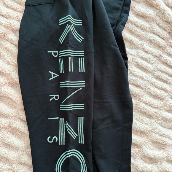 Kenzo Black Sweatpants Comfortable Athleisure Wear - Picture 2 of 4